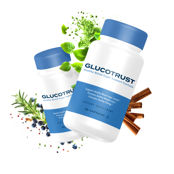 Glucotrust Bottles with Natural Ingredients